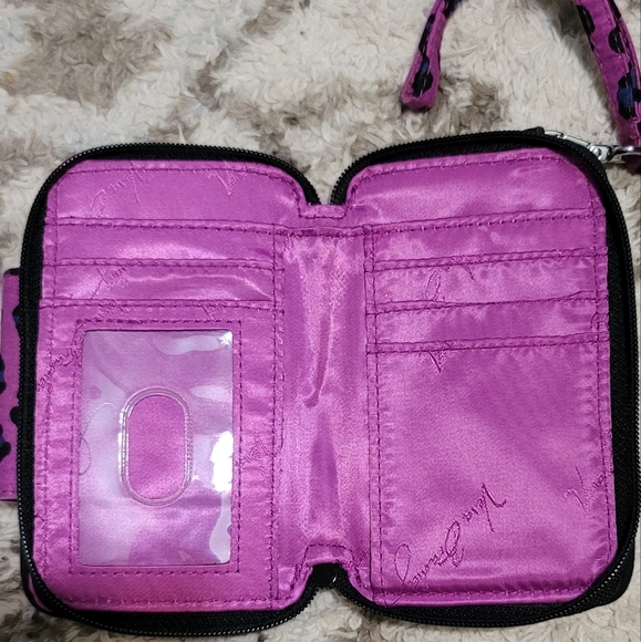 Purple leopard print wristlet - Picture 3 of 4